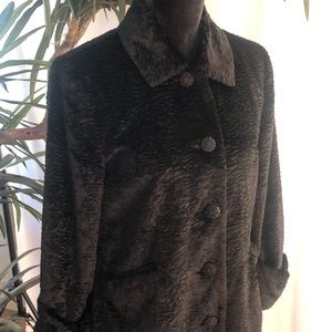 J. Jill Black Swing Coat
